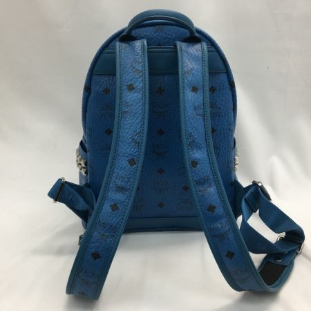  MCM エムシーエム サイドスタッズ ヴィセトス バックパック Z6896 ブルー