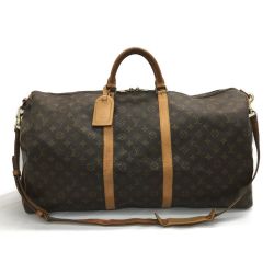 ▼▼ LOUIS VUITTON ルイヴィトン ボストンバッグ モノグラム キーポル・バンドリエール 60 M41412 ブラウン Bランク