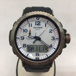 ▼▼ CASIO カシオ メンズ腕時計 タフソーラー PRO TREK プロトレック PRW-50YAE-2JR Aランク