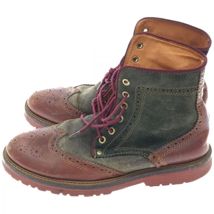 中古】 Danner ダナー ウイングチップ レザー ワークブーツ 26cm D0021 ...