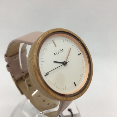  MAM レディース腕時計 クオーツ PLANO プラノ 木製ケース  652