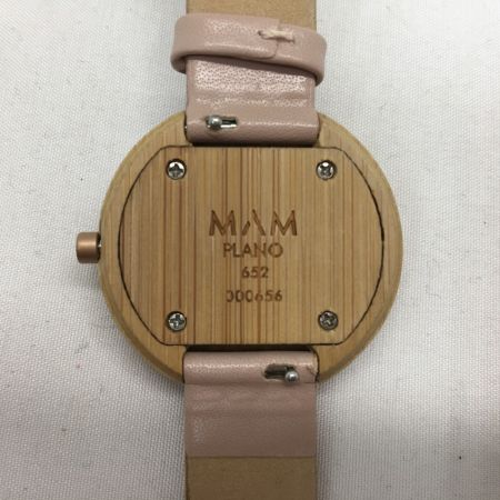  MAM レディース腕時計 クオーツ PLANO プラノ 木製ケース  652