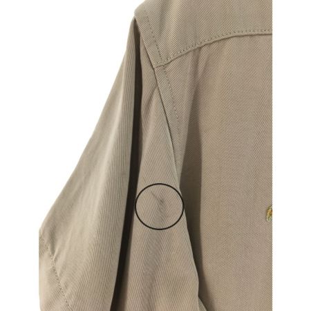  STORM BECKER ストームベッカー メンズ 半袖シャツ 刺繍 S ベージュ