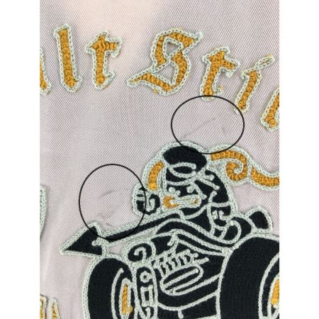  STORM BECKER ストームベッカー メンズ 半袖シャツ 刺繍 S ベージュ