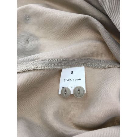  STORM BECKER ストームベッカー メンズ 半袖シャツ 刺繍 S ベージュ