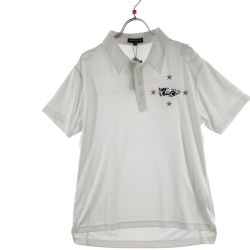 ▼▼ Dance with Dragon ダンスウィズドラゴン 未使用品! メンズゴルフウェア Lサイズ ホワイト Sランク