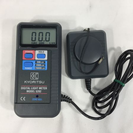  KYORITSU 共立 デジタル照度計 モデル 5202