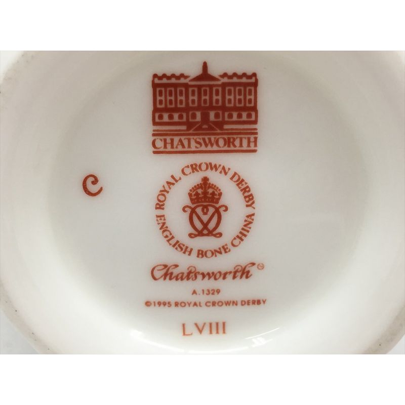 中古】 ロイヤルクラウンダービー 名窯 CHATSWORTH チャッツ