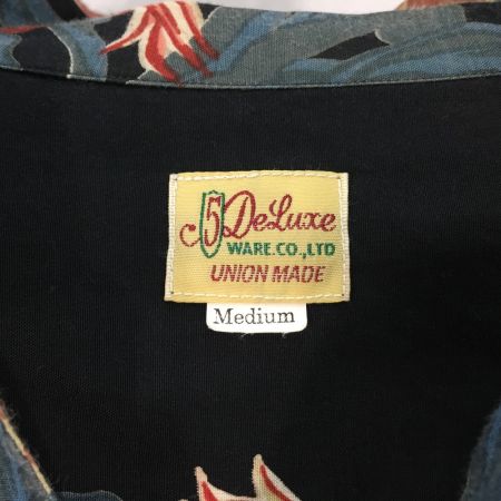  DELUXE アロハシャツ SIZE M ブラック