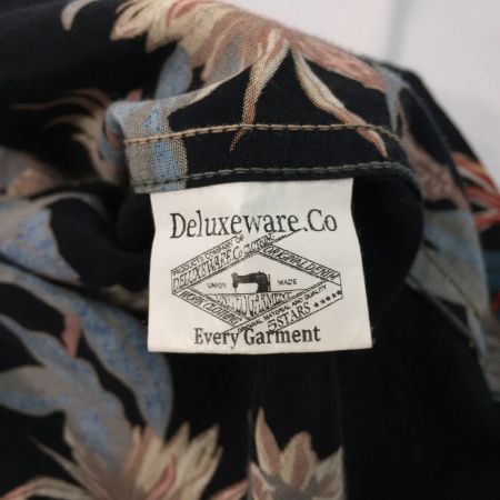  DELUXE アロハシャツ SIZE M ブラック