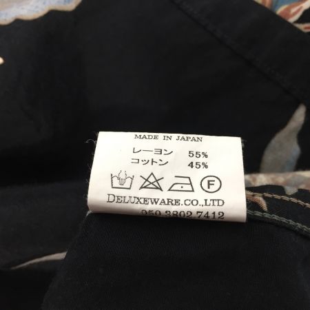  DELUXE アロハシャツ SIZE M ブラック