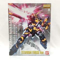 ▼▼ BANDAI バンダイ MG ガンプラ 1/100スケール RX-0 ユニコーンガンダム2号機 バンシィ チタニウムフィニッシュVer Nランク