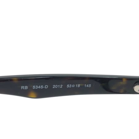  RAY-BAN レイバン アイウエア クリアサングラス 伊達メガネ べっ甲柄フレーム RB5345-D ブラック