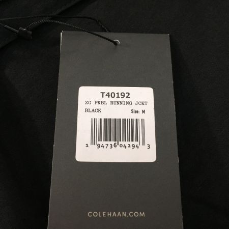  COLE HAAN コールハーン ゼログランド パッカブル ランニングジャケット SIZE M T40192 ブラック