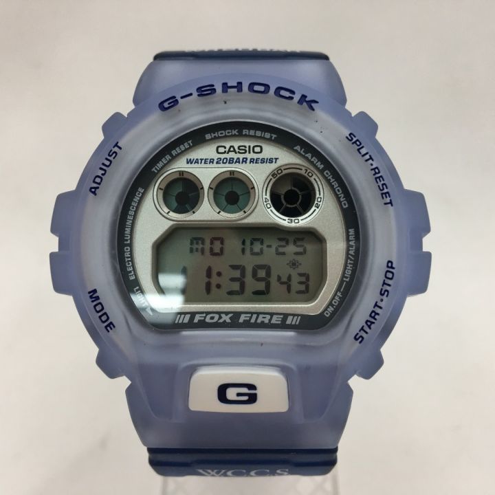 CASIO カシオ G-SHOCK W.C.C.S 世界サンゴ礁保護協会 FOXFIRE DW-6900｜中古｜なんでもリサイクルビッグバン