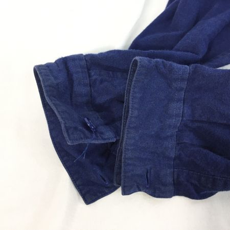  nanamica シャツ SIZE XL ネイビー×グレー