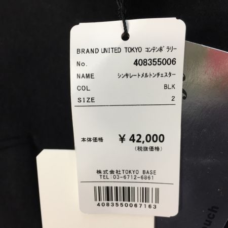 UNITED TOKYO シンサレートメルトンチェスター SIZE 2 408355006 ブラック