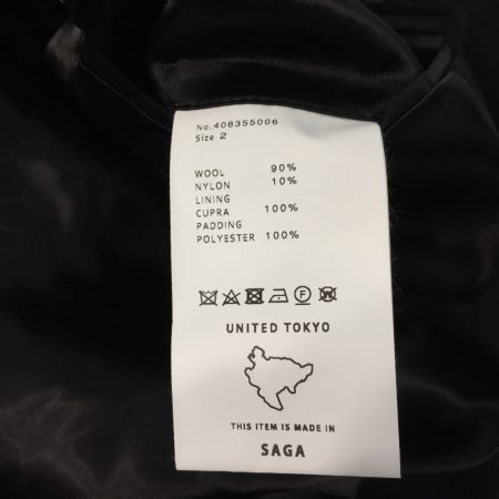  UNITED TOKYO シンサレートメルトンチェスター SIZE 2 408355006 ブラック