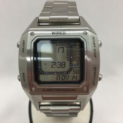 ▼▼ SEIKO セイコー WIRED ワイアード メンズ腕時計 クオーツ クロノグラフ W865-KKB0 Bランク