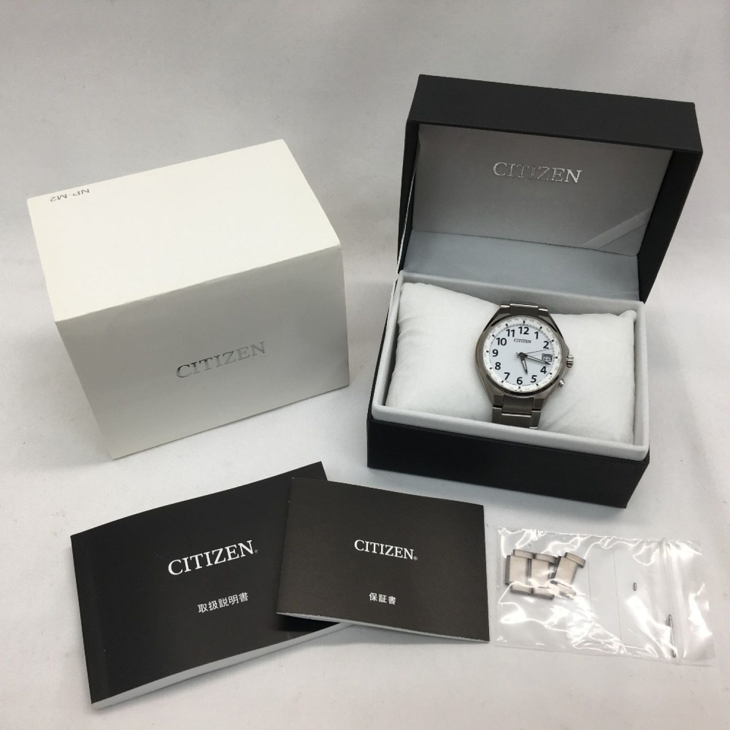 中古】 CITIZEN シチズン メンズ腕時計 エコ・ドライブ電波時計