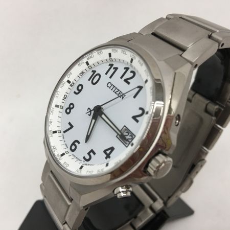  CITIZEN シチズン メンズ腕時計 エコ・ドライブ電波時計 アテッサ  CB1120-50B