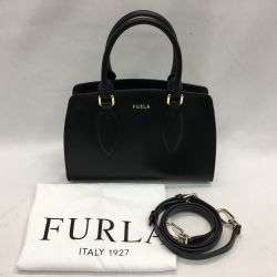▼▼ FURLA フルラ レディース 2WAYハンドバッグ ドリス ネロ ブラック Aランク