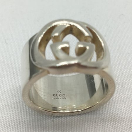  GUCCI グッチ ブリットダブルG シルバーリング 9号 8619B 7740
