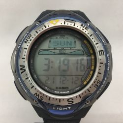 ▼▼ CASIO カシオ メンズ腕時計 クオーツ デジタルウォッチ シーパスファインダー SPF-40 Aランク
