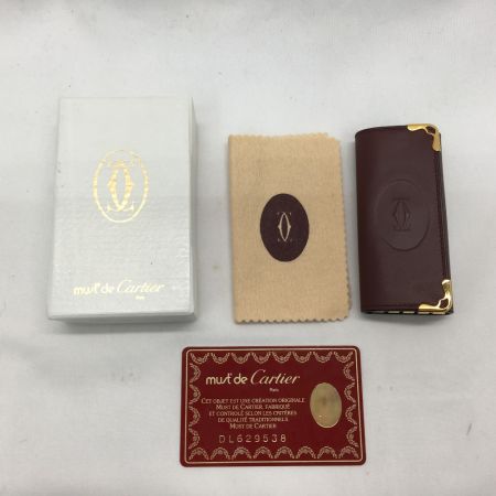 中古】 Cartier カルティエ キーケース 4連 L44 Aランク｜総合