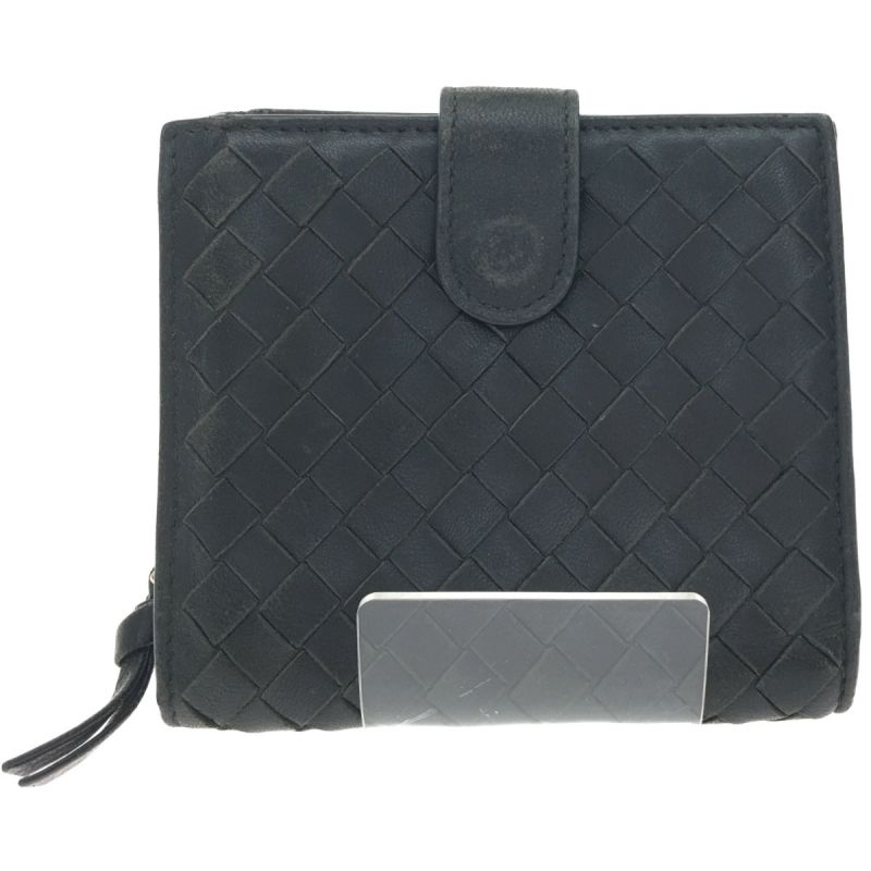 中古】 BOTTEGA VENETA ボッテガヴェネタ メンズ 二つ折り財布