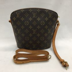 ▼▼ LOUIS VUITTON ルイヴィトン レディースショルダーバッグ ドルーオ ベルト破損 M51290 ブラウン Bランク