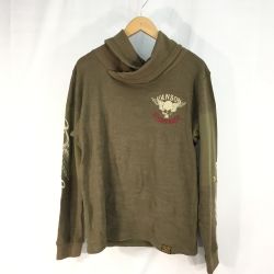 ▼▼ VANSON バンソン クローズ WORST 武装戦線 アフガンネック ロンT 長袖Tシャツ SIZE S CRV-835 GREEN CAMO Aランク
