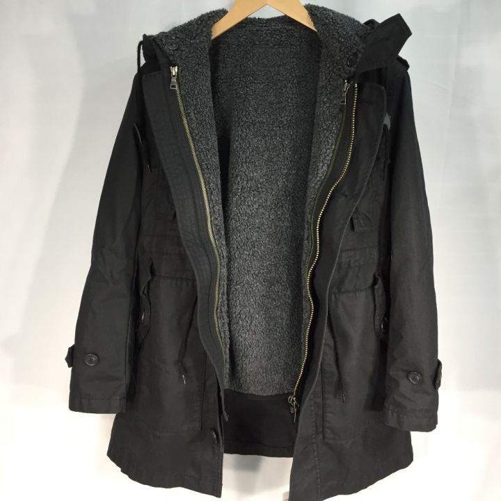 BURBERRY BLACK LABEL バーバリーブラックレーベル 3Way モッズコート SIZE M BMP27-326-09 ブラック ｜中古｜なんでもリサイクルビッグバン