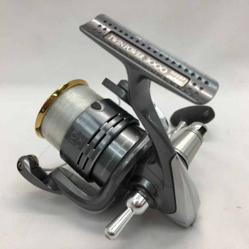 中古】 SHIMANO シマノ スピニングリール 08'ツインパワー 3000 本体 