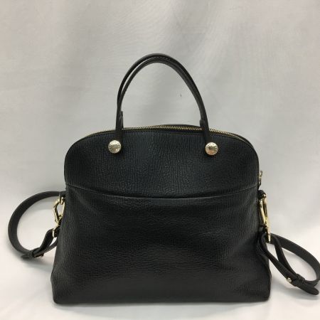  FURLA フルラ レディース 2WAYハンドバッグ ショルダー パイパー  ブラック