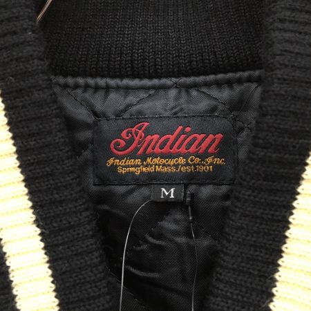  Indian Motocycle スタジャン レザー切替え BETYY ベティ Mサイズ  ブラック