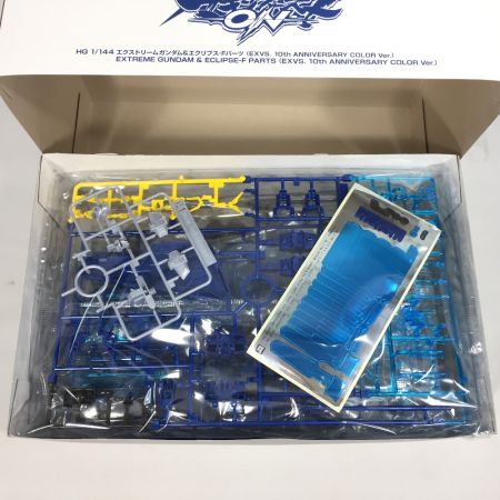  BANDAI バンダイ ガンプラ HG 1/144 エクストリームガンダム＆エクリプス Fパーツ EXVS 10周年記念カラーVer ソフト無 