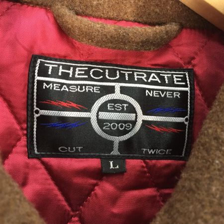  CUTRATE ウールスポーツジャケット SIZE L ブラウン