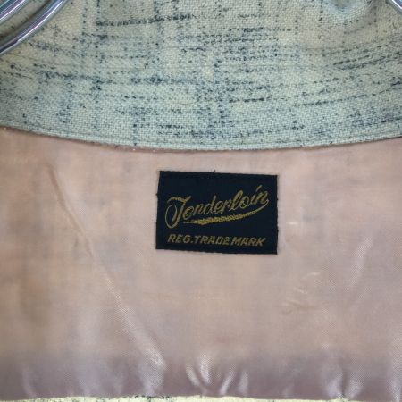  TENDERLOIN テンダーロイン メンズシャツ ウールシャツ Sサイズ ベージュ