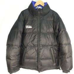 ▼▼ FIRST DOWN ダウンジャケット リバーシブル SIZE XL 642506 ブラック Bランク