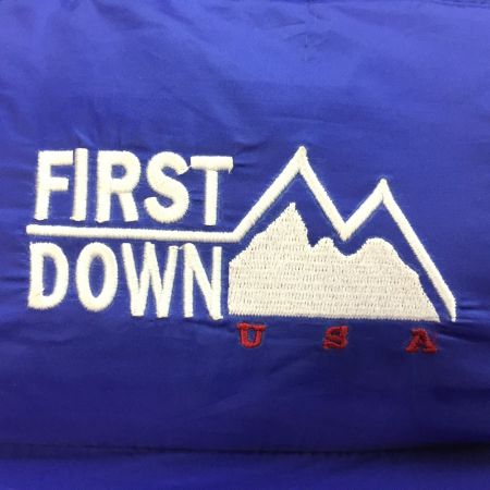  FIRST DOWN ダウンジャケット リバーシブル SIZE XL 642506 ブラック