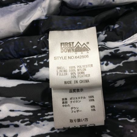  FIRST DOWN ダウンジャケット リバーシブル SIZE XL 642506 ブラック