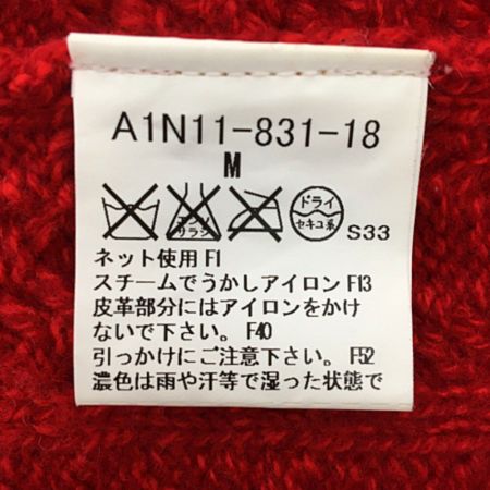  BURBERRY LONDON バーバリーロンドン メンズ クルーネックニット Mサイズ レッド