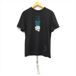 ▼▼ OFF-WHITE Dripping Arrows Tee ブラック 半袖Tシャツ スリム ブラック Bランク