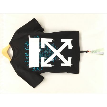  OFF-WHITE Dripping Arrows Tee ブラック 半袖Tシャツ スリム ブラック