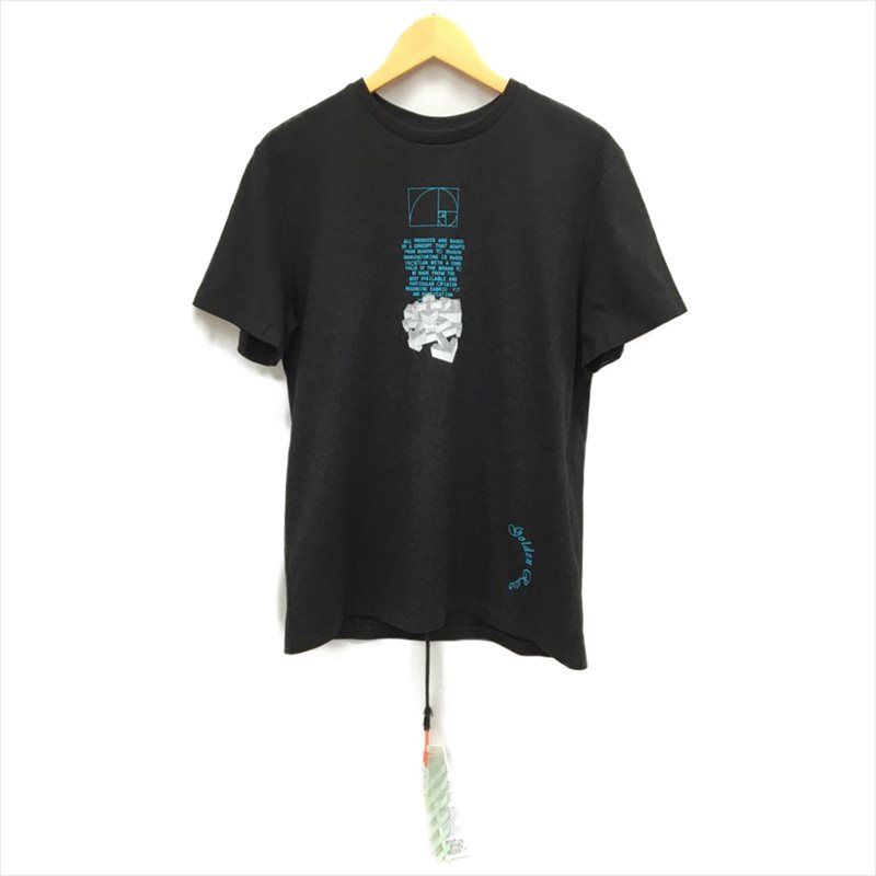 中古】 OFF-WHITE Dripping Arrows Tee ブラック 半袖Tシャツ スリム