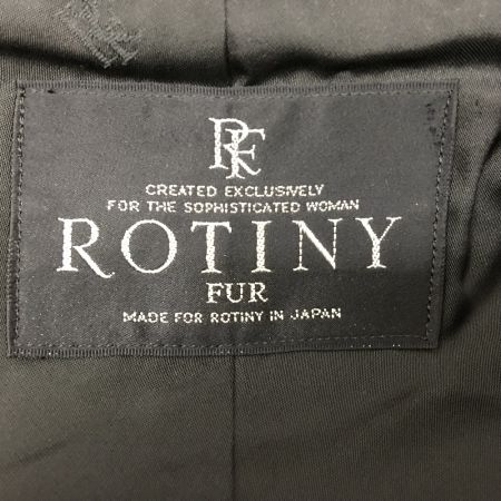  ROTINY  レディース 和装コート 毛皮コート  ブラック