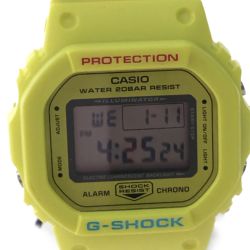 ▼▼ CASIO カシオ デジタルウォッチ G-SHOCK  DW-5600CMA イエロー Cランク