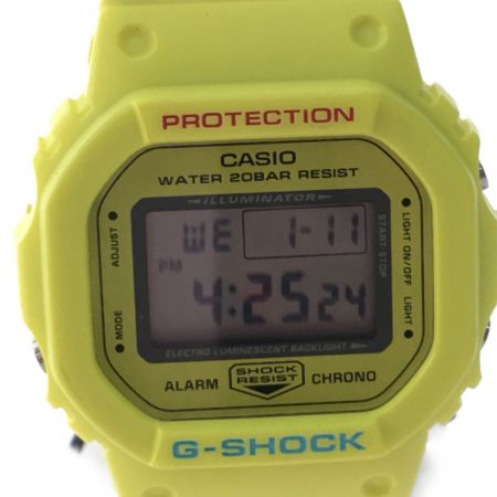  CASIO カシオ デジタルウォッチ G-SHOCK  DW-5600CMA イエロー