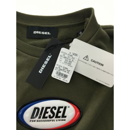  DIESEL ディーゼル 未使用品! メンズスウェット XLサイズ グリーン